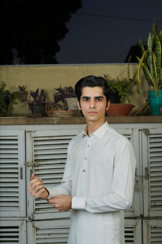 STITCHED 2 PC KAMEEZ SHALWAR - BASIC